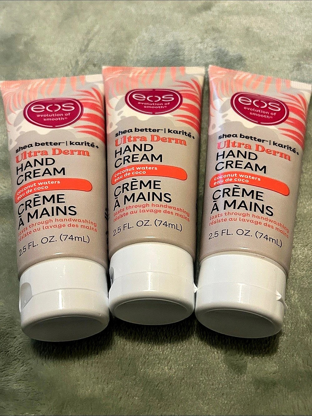 EOS coconut waters Ultra Derm Hand Cream Hand Cream in Pink NWT